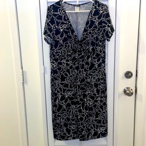 Perception Women Black and White short dress